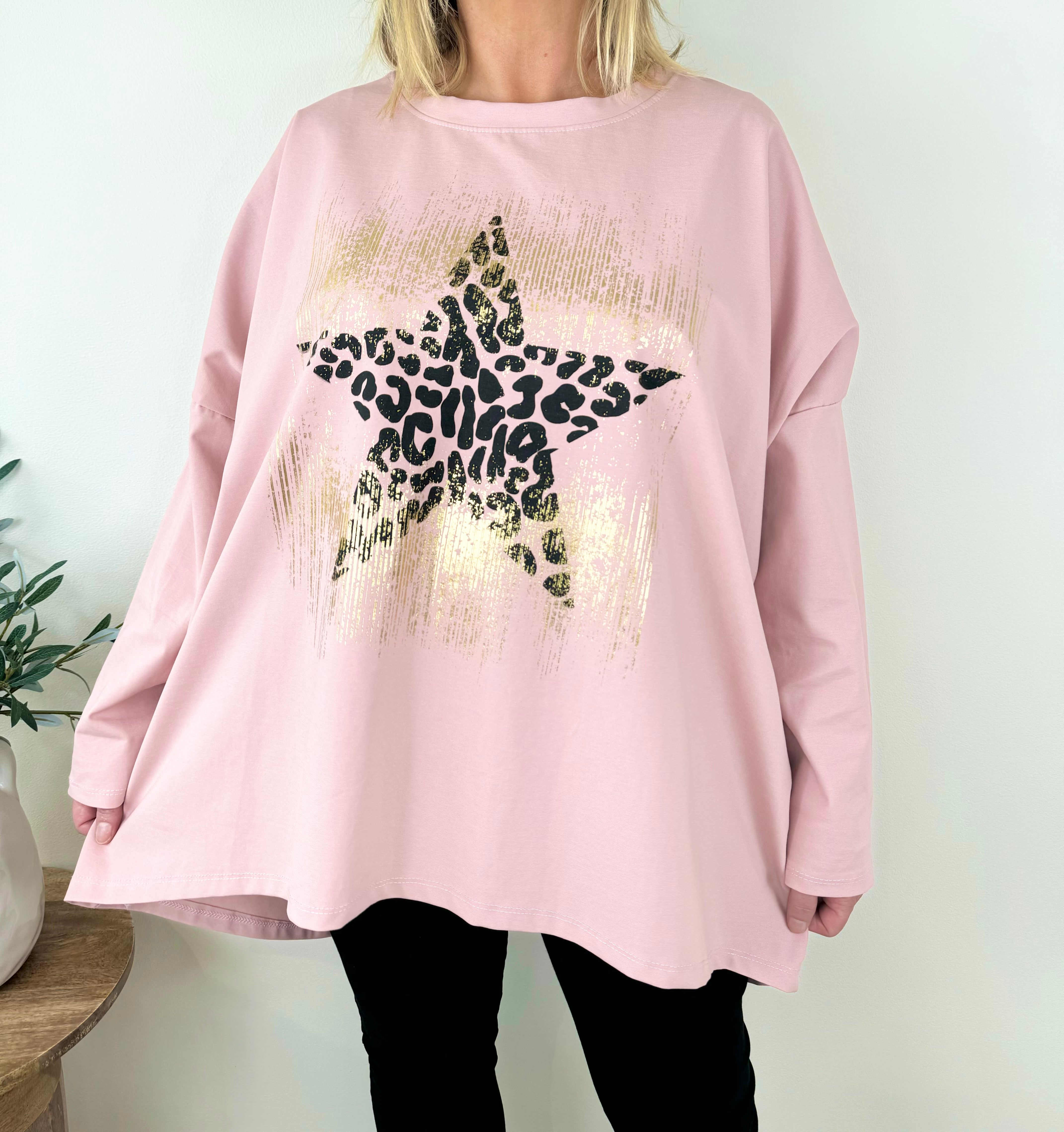 Tiara Gold Star Cotton Sweatshirt SS24