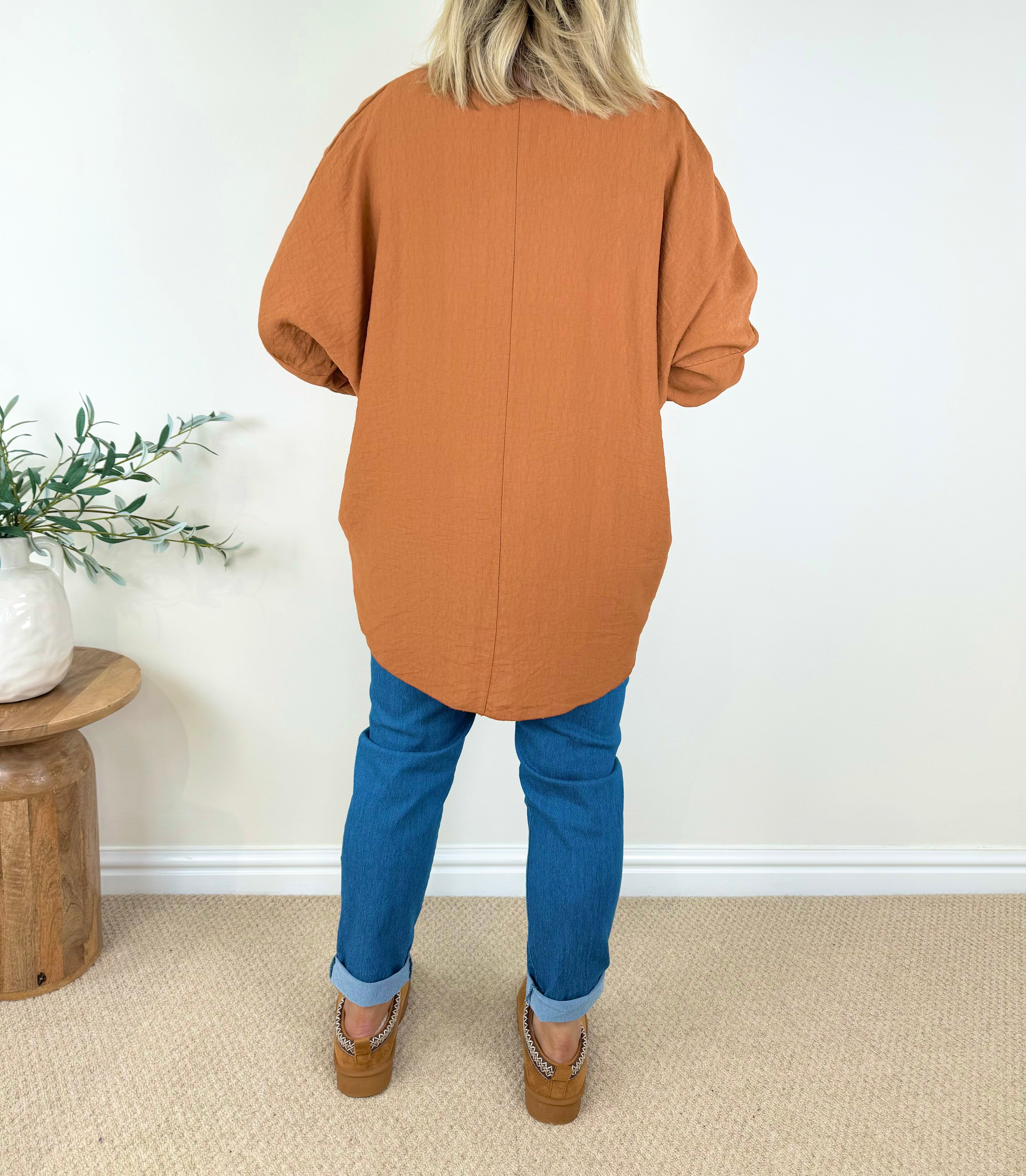 Button Sleeve Alexi Top AW24