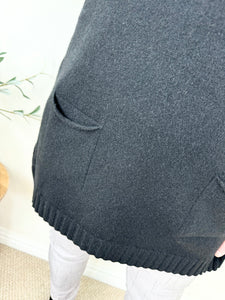 Cosy Knit Double Pocket Roll Neck Jumper