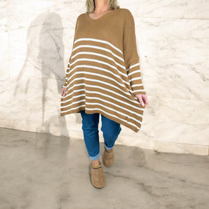 Striped Diana Cosy Knit Jumper AW24