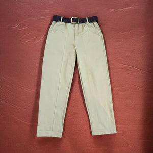 Gold Buckle Belt Double Pocket Visco Trousers AW24