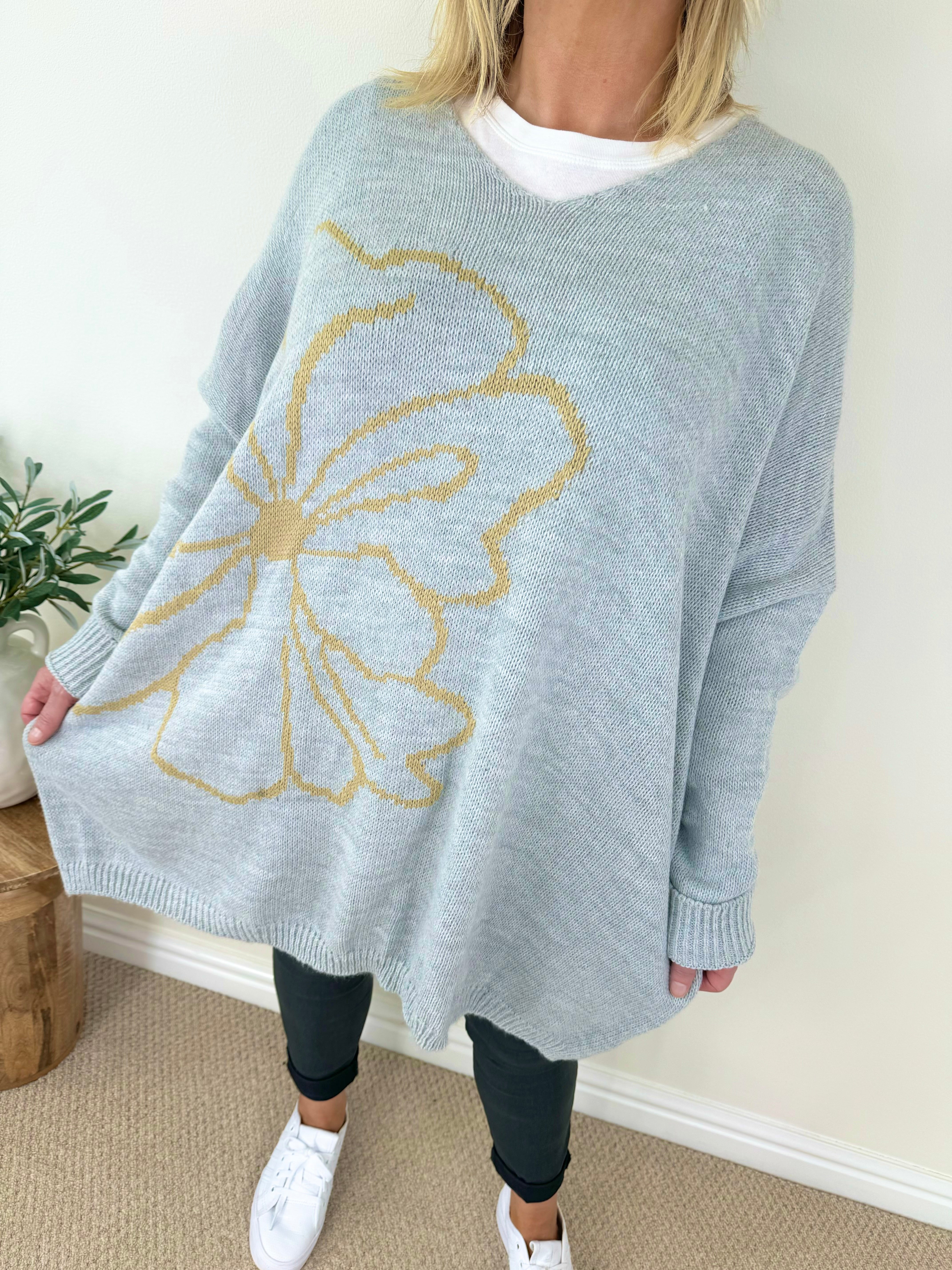 Gold Clover Knit Jumper AW24