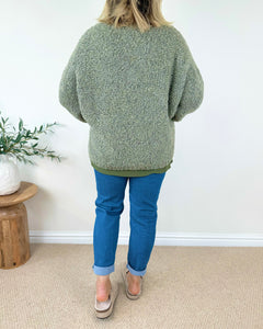 Wool Mix Popcorn Cable Knit Liana Jumper AW24