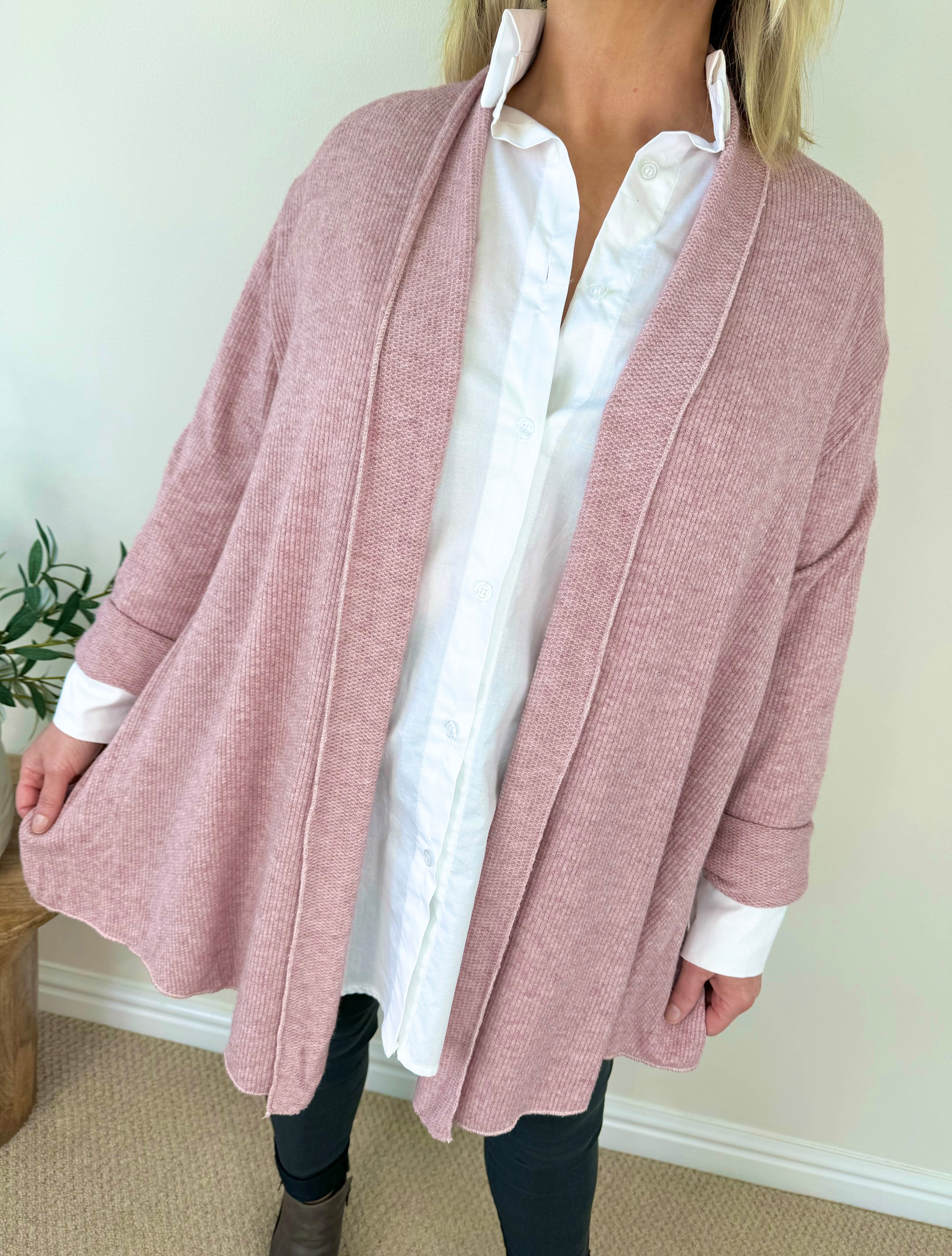 Fine Knit Allegra Open Cardigan AW24