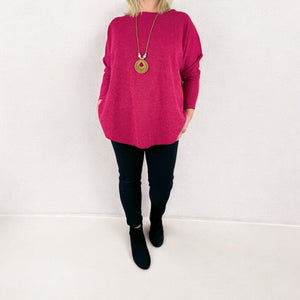 Fine Knit Lucia Necklace Top AW24