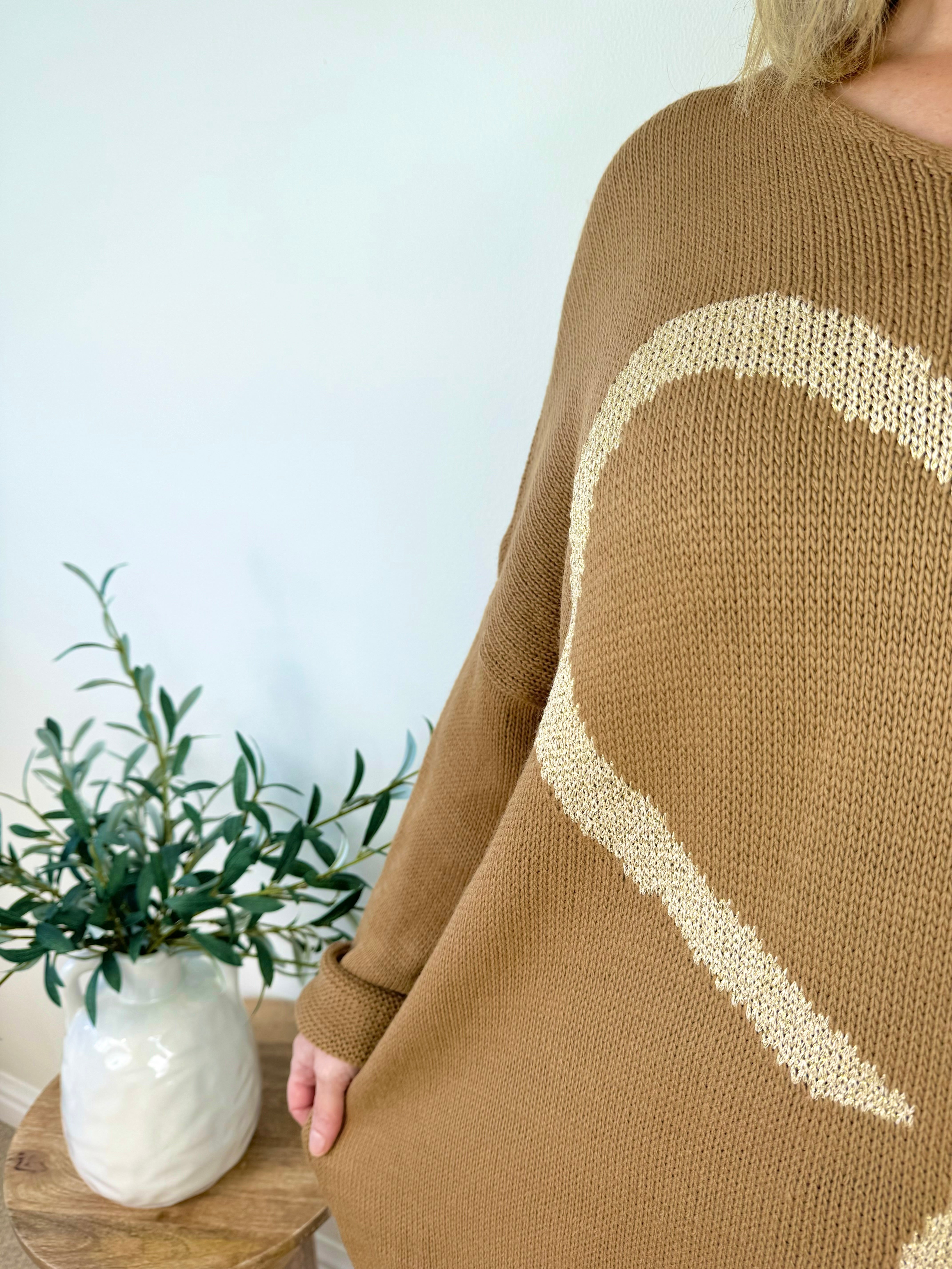 Golden Heart Knit Jumper AW24