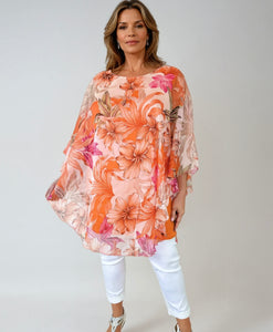 Fully Lined Sarissa Chiffon - Fresh Orange