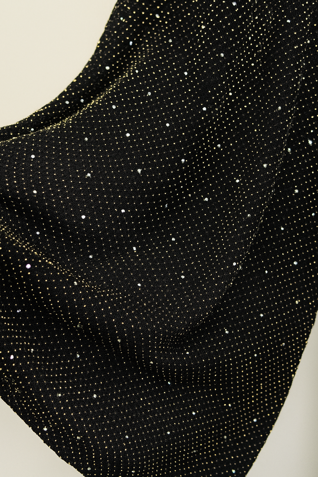 Diamanté Detail Florence Sparkle Wide Sleeve Tunic Top - Gold