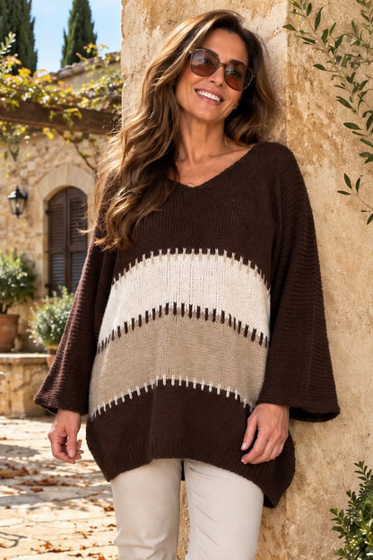 Soft Knit Parla Top - Chocolate