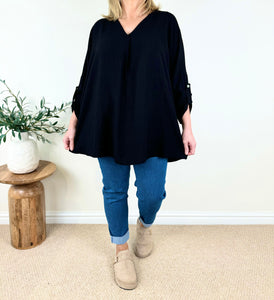 Button Sleeve Alexi Top AW24