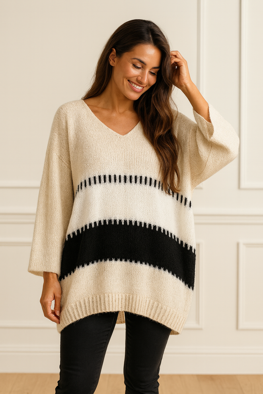 Lamiar Soft Knit Jumper - Beige