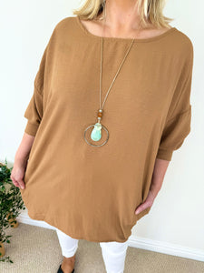 Felicity Long Line Necklace Top SS24