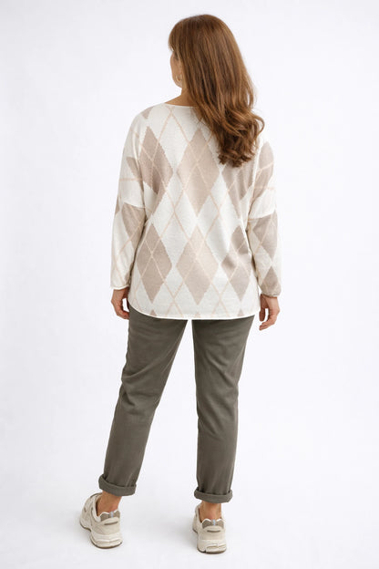 Cotton Elasticated Waist Drawstring Double Pocket Italia Joggers - Mocha