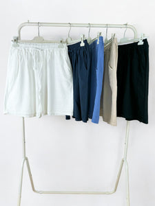 Pure Cotton Pocket Villa Shorts - White