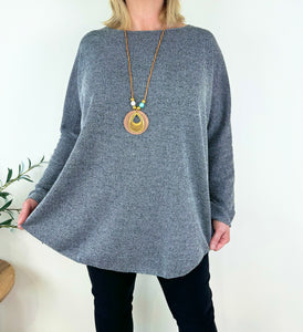 Fine Knit Lucia Necklace Top AW24