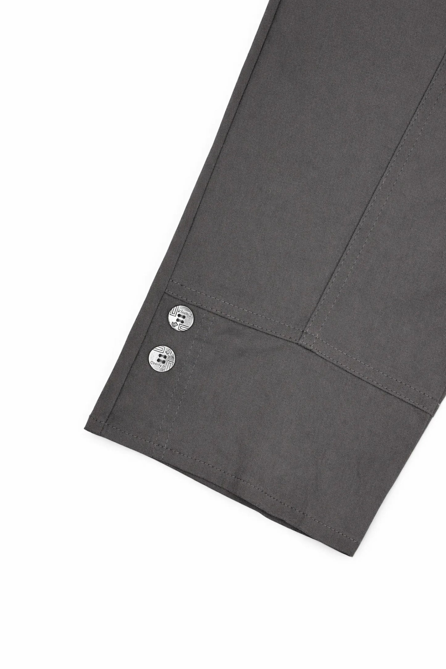 Cotton Double Zipped Pocket Cherry Berry Pants - Mocha