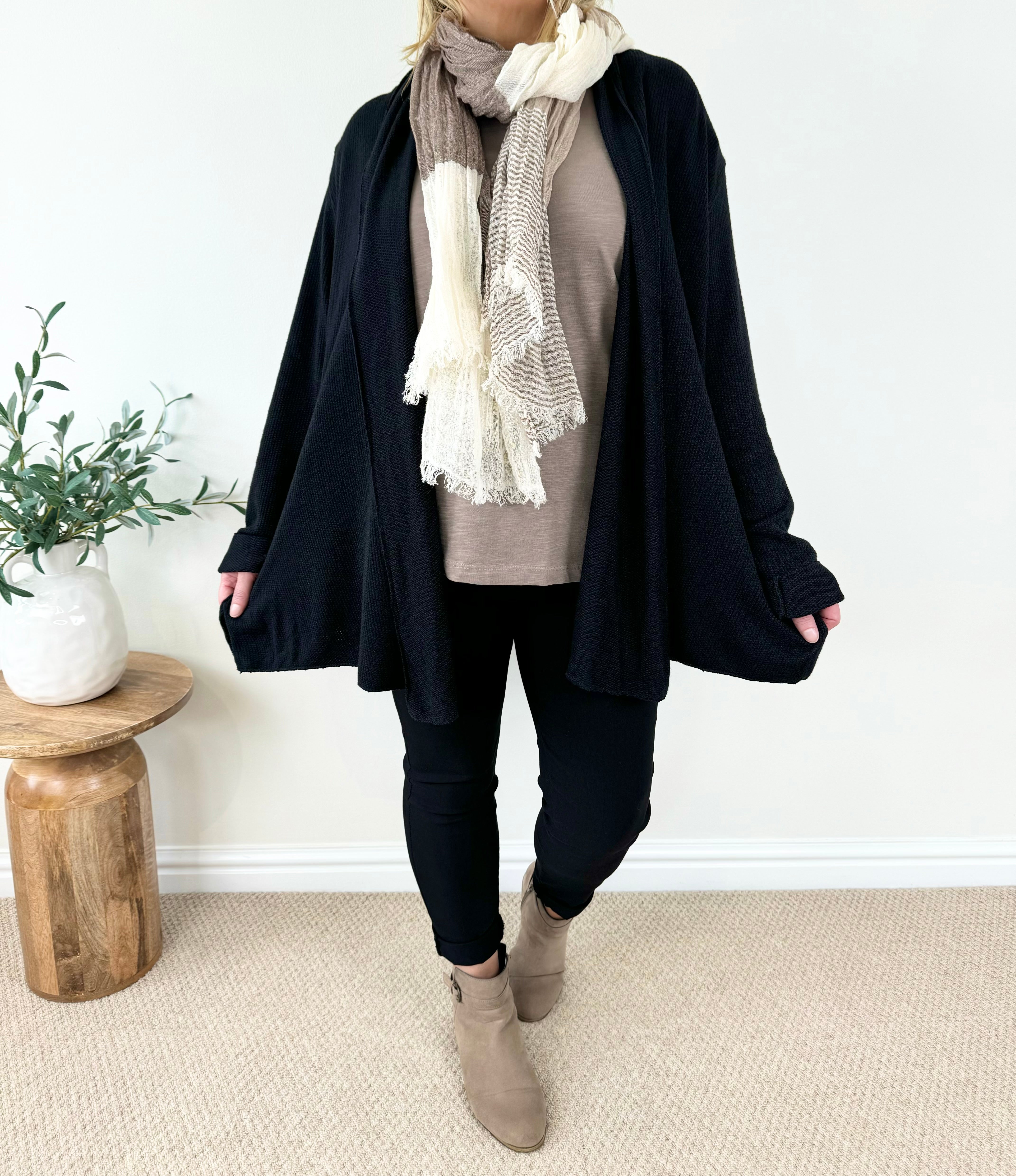 Fine Knit Allegra Open Cardigan AW24