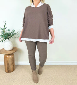 Pure Cotton Two In One Monaco Top AW24