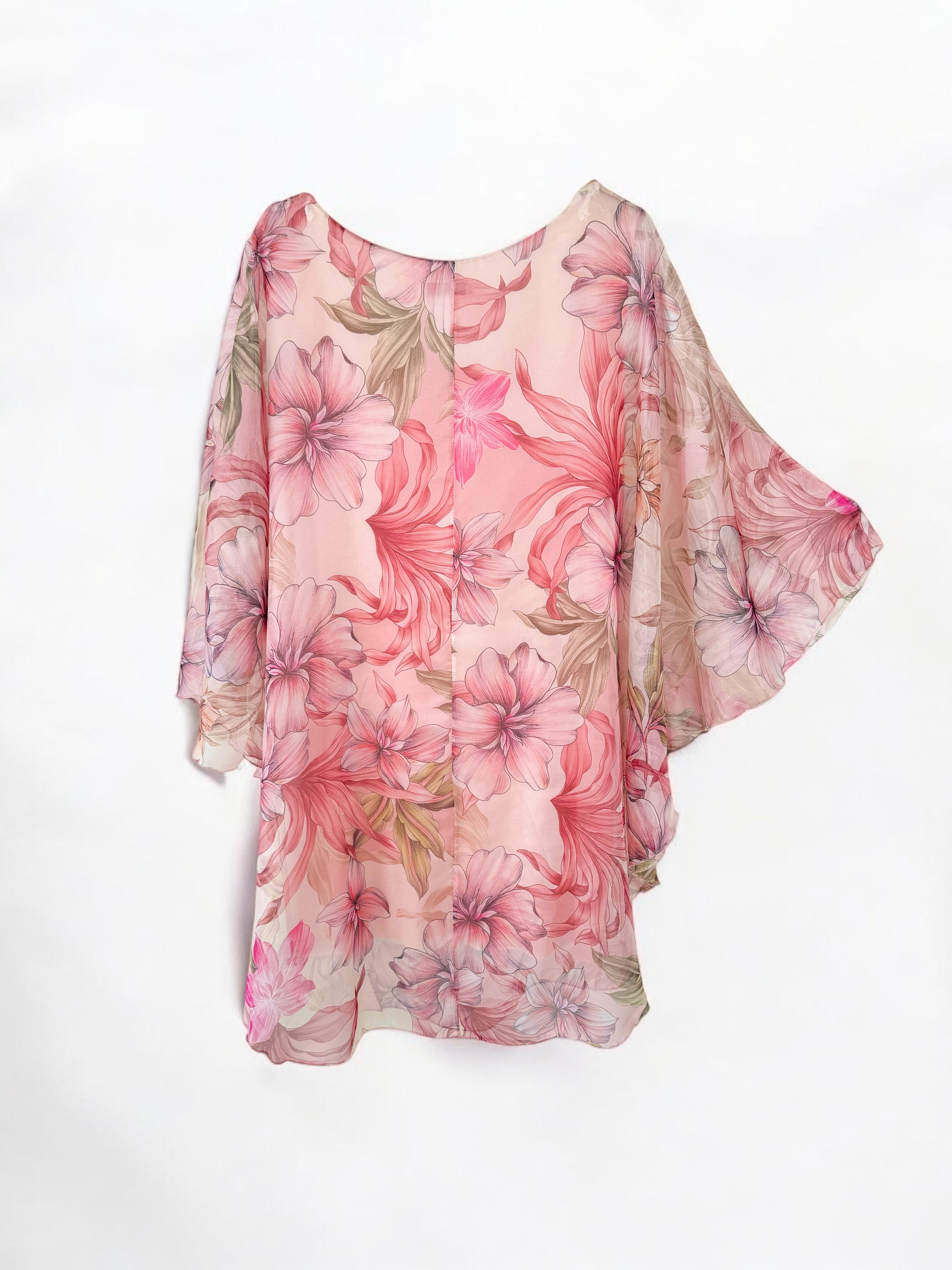 Fully Lined Sarissa Chiffon - Petal Pink