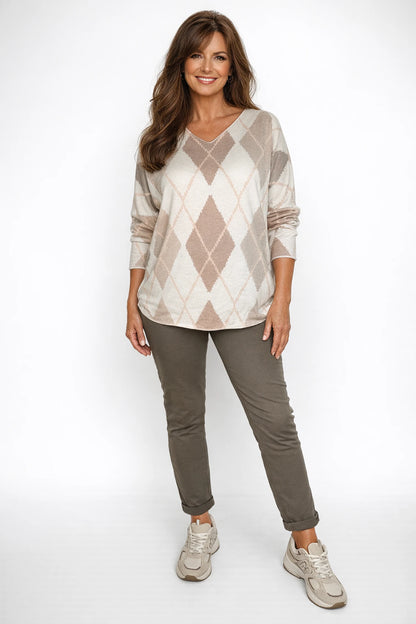 Cotton Elasticated Waist Drawstring Double Pocket Italia Joggers - Mocha