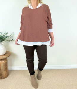 Pure Cotton Two In One Monaco Top AW24