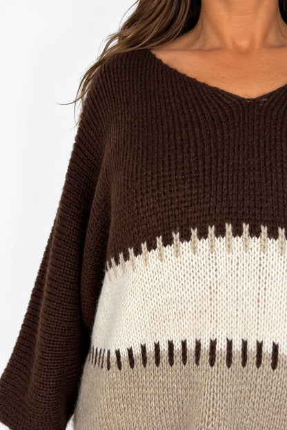 Soft Knit Parla Top - Chocolate