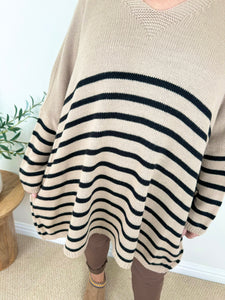 Striped Diana Cosy Knit Jumper AW24