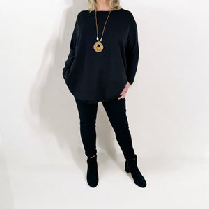 Fine Knit Lucia Necklace Top AW24