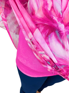 Fully Lined Lilliana Chiffon - Cerys Pink