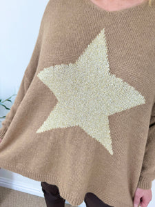 Wool Mix Premium Knit Gold Star Camilla Jumper AW24