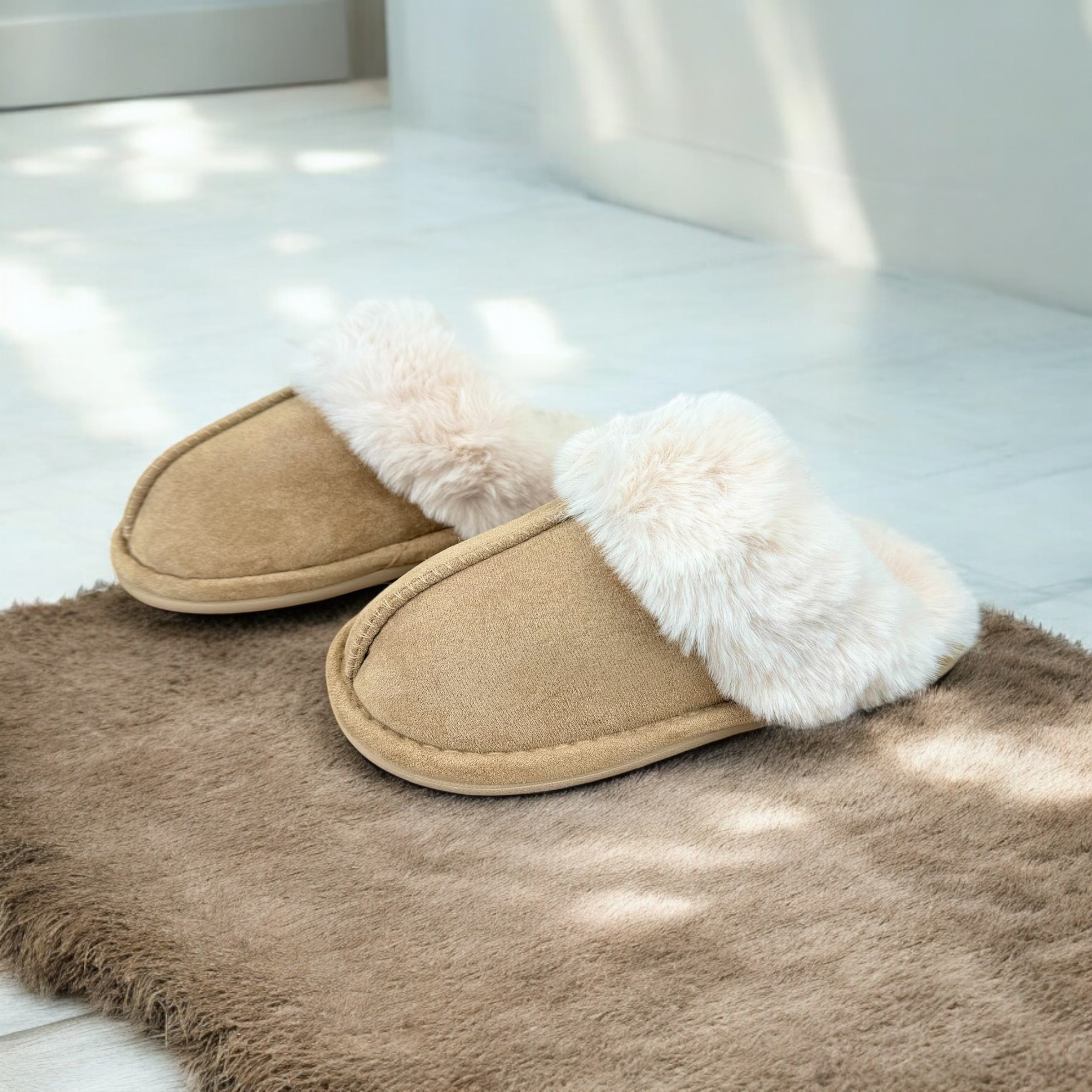 Tiffany Mule Faux Fur Slipper Shoe AW24