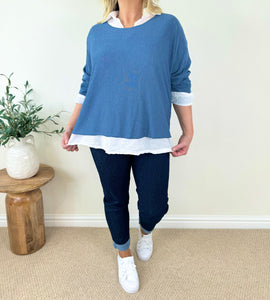 Pure Cotton Two In One Monaco Top AW24