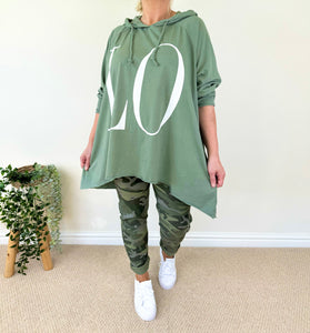 Pure Cotton LOVE Hooded Top SS24