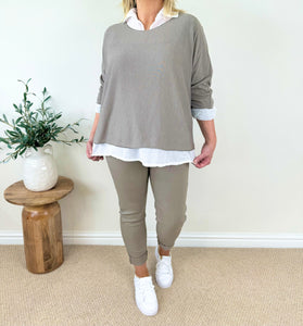 Pure Cotton Two In One Monaco Top AW24