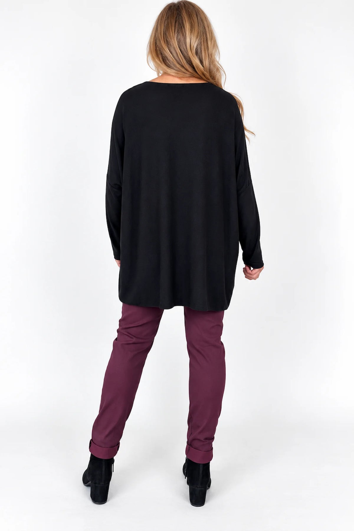 Soft Knit Tuscany Top - Black
