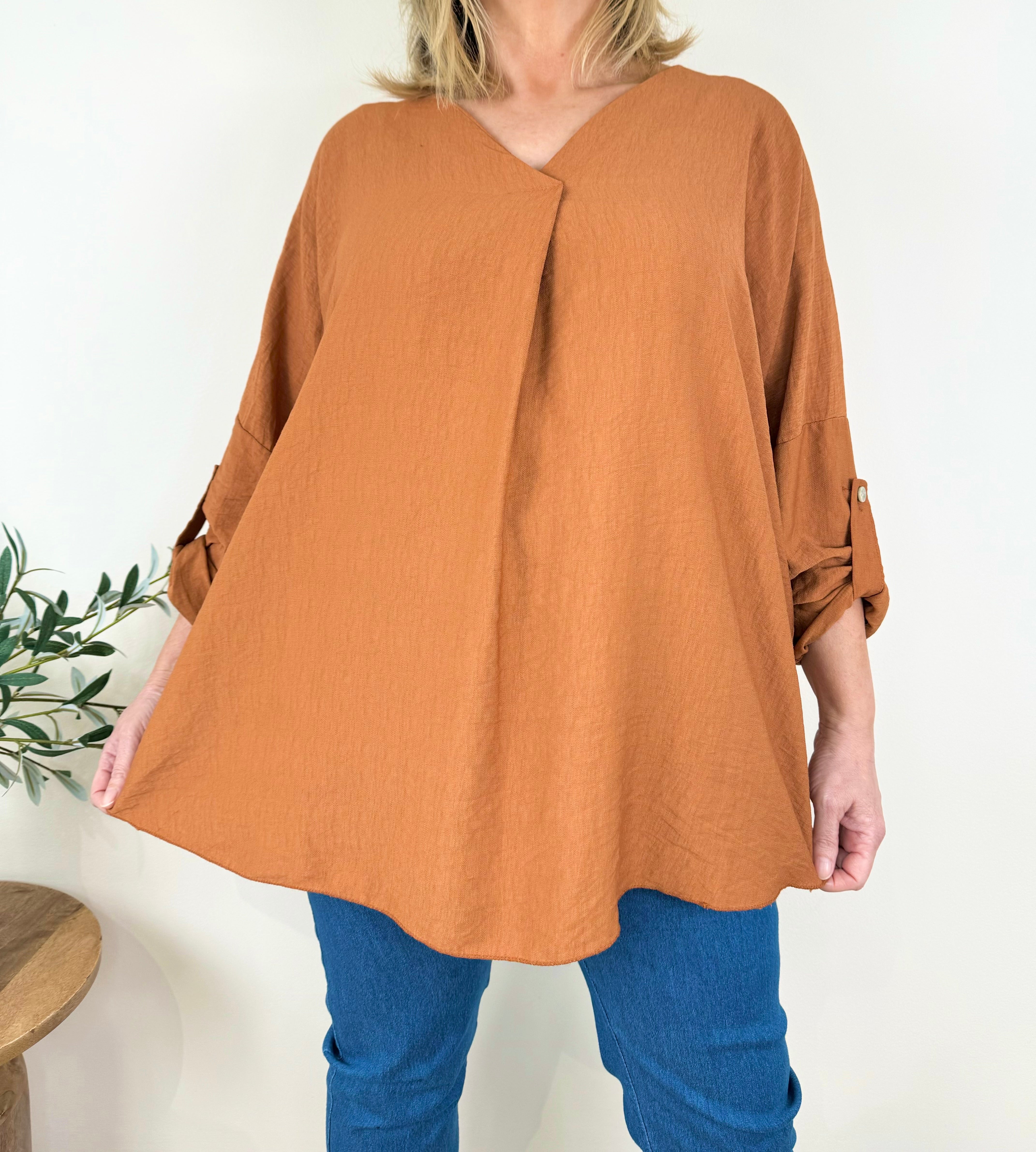 Button Sleeve Alexi Top AW24