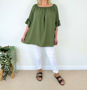 Millie Frill Sleeve Breeze Top SS24