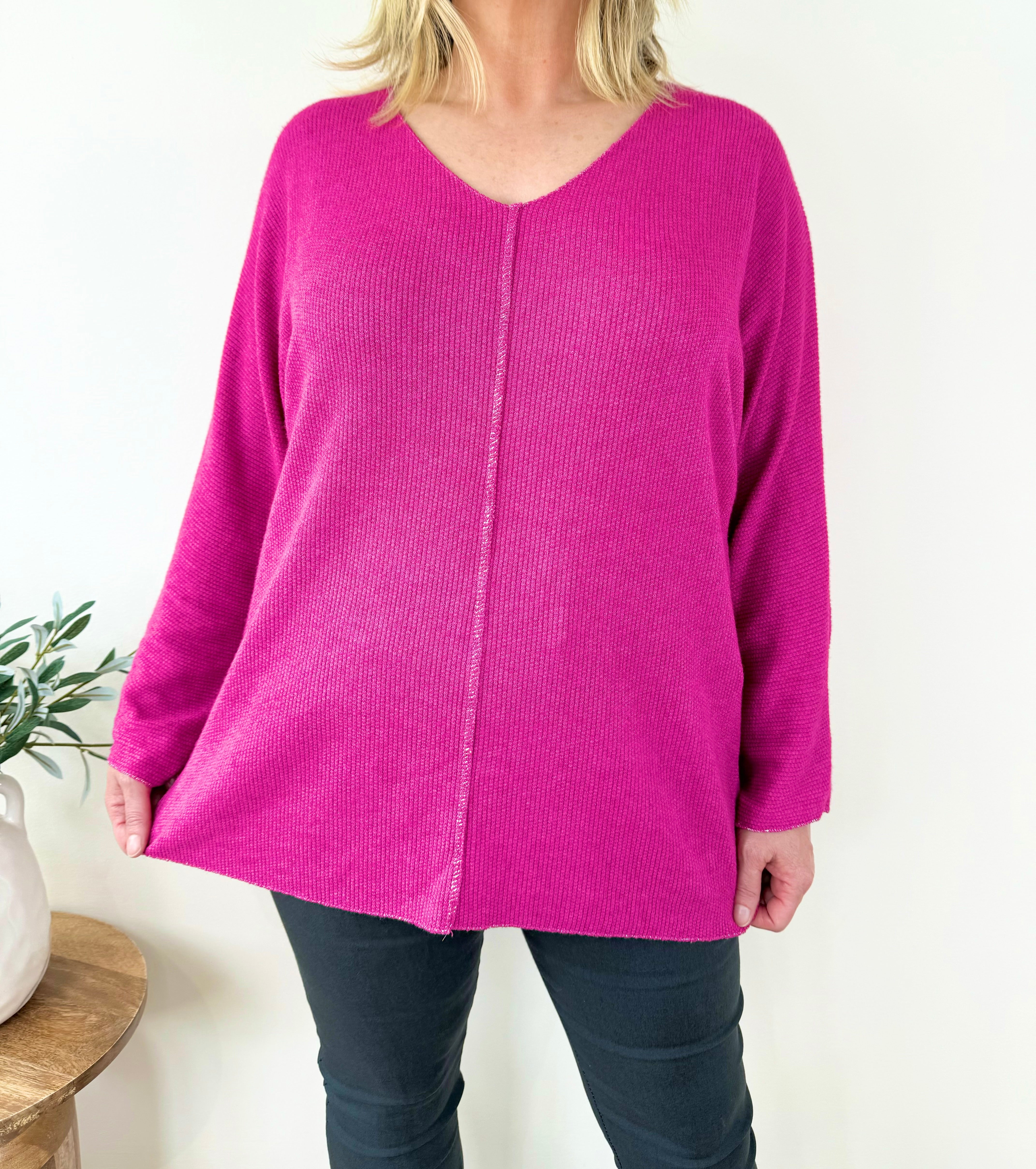 Sparkle Stitch Fine Knit Izzy Top AW24