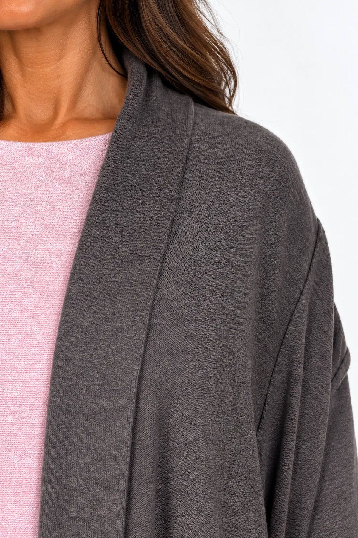 Soft Knit Tropez Cardigan - Chocolate