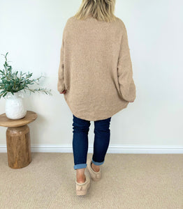 Popcorn Knit Wool Mix Ariana Jumper AW24