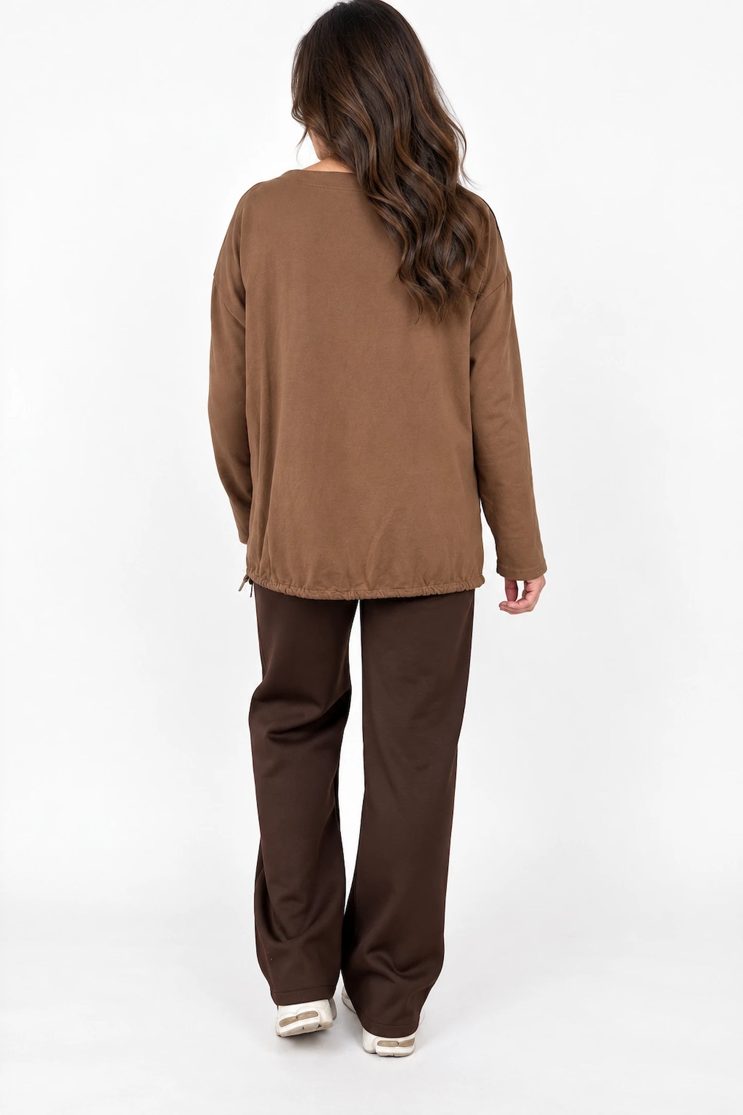 Cotton Embroidered Floral Tied Hem Flerissa Top - Oakwood