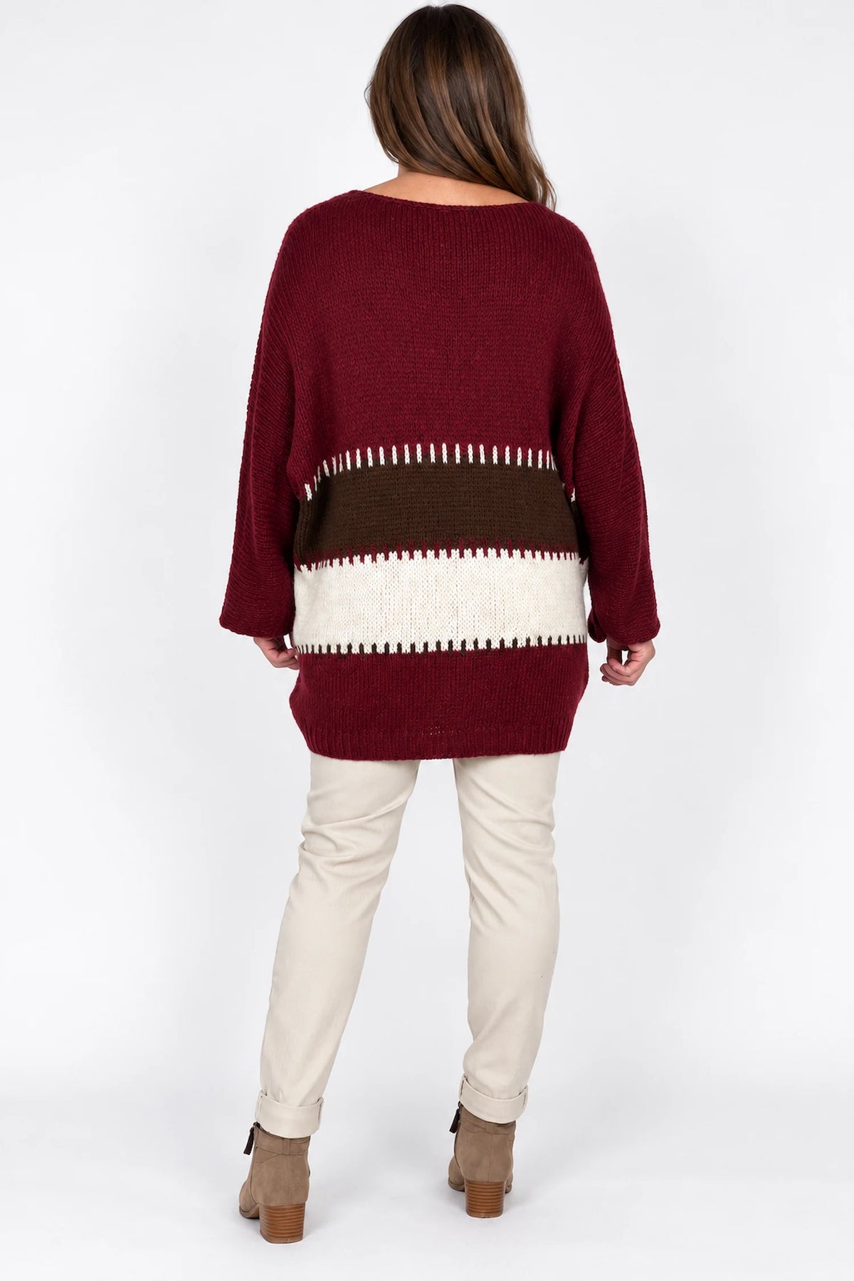 Soft Knit Parla Top - Wine